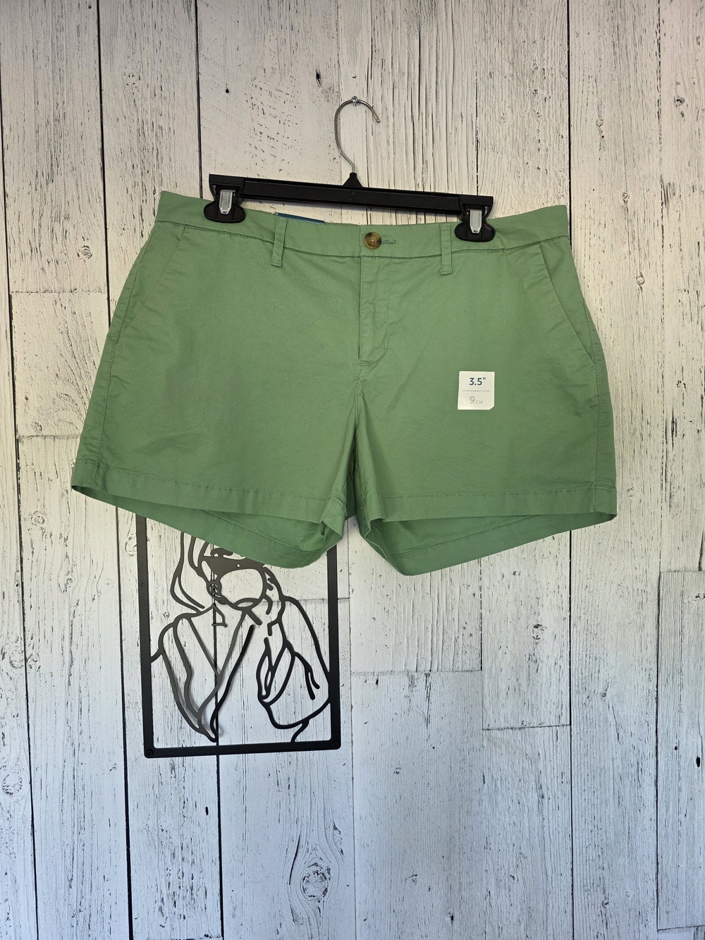 Old Navy Green Chino Shorts NWT Size 10 | 3.5" Inseam Stretch